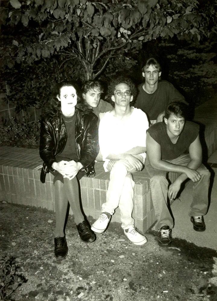 Discipline band 1993 - Left to Right: Parmenter, Kennedy, Bouda, Krofchok, Dzendzel