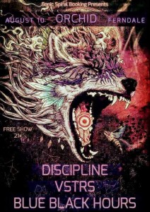 Discipline / VSTRS / Blue Black Hours at the Orchid, Ferndale August 10, 2017